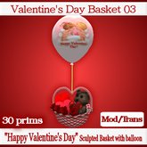 Valentine's Day Basket "Happy Valentine's Day" 03