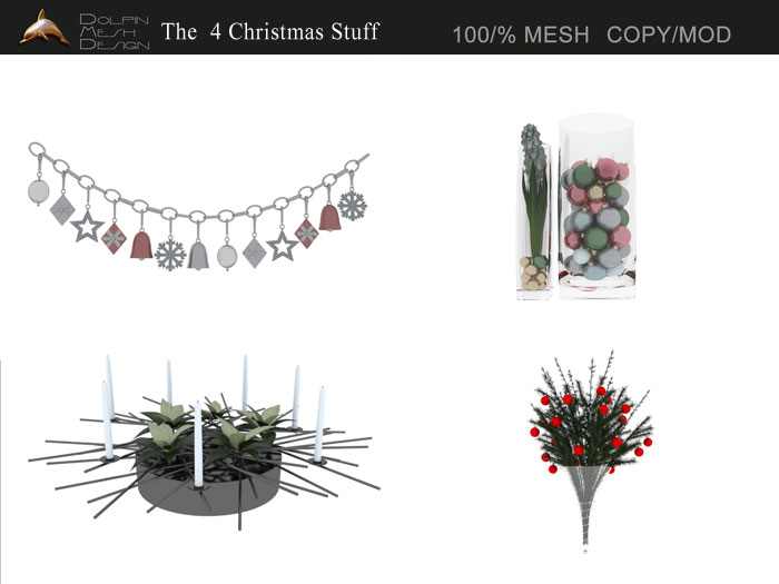 [Dolphin Design]The  Christmas candle stuff4