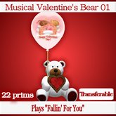 Musical Valentine's Bear 01