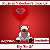 Musical Valentine's Bear 02
