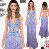 BEADED STRAPPY GOWN,ALL BODIES