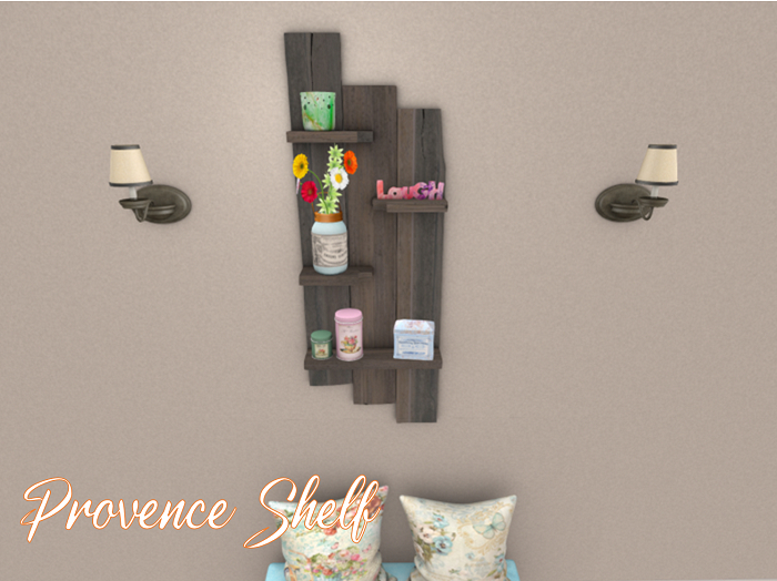 E C H O :: Provence Shelf & Wall Sconces (BOXED)