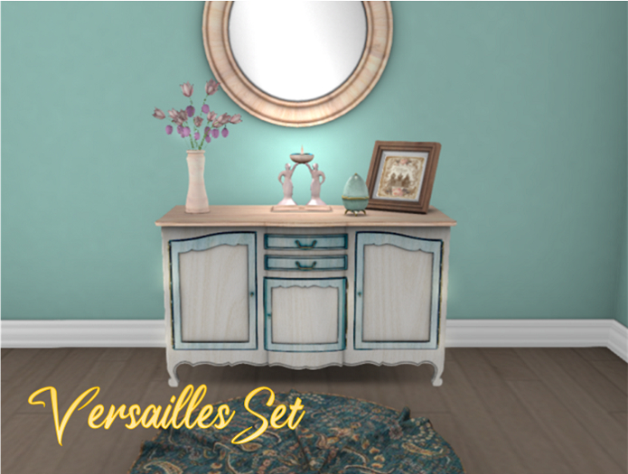 E C H O :: Versailles Mirror & Bureau Set (BOXED)