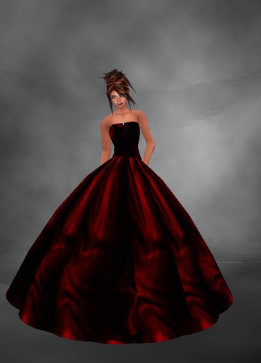 Taylormade Deep Red Satin Gown 