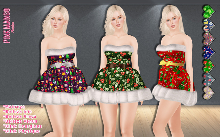 *Pink Mango* Xmas Dress