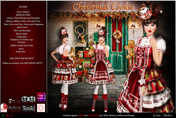 -Lamu Fashion-Outfit *Christmas Cookie* DEMO