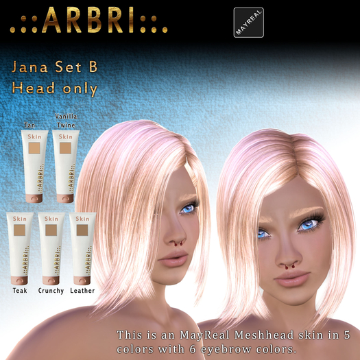 .::Arbri::. Katrina Skin Set B Head DEMO (MayReal)