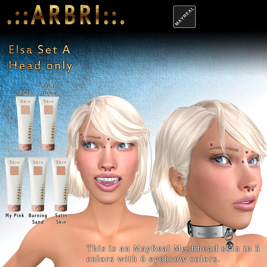 .::Arbri::. Elsa Skin Set A Head DEMO (MayReal)