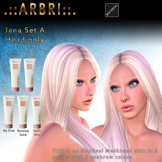 .::Arbri::. Jana Skin Set A Head DEMO (MayReal)