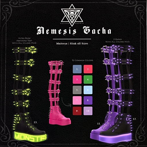 +Psycho Barbie+ [2. Nemesis Boots - Common] - Boxed