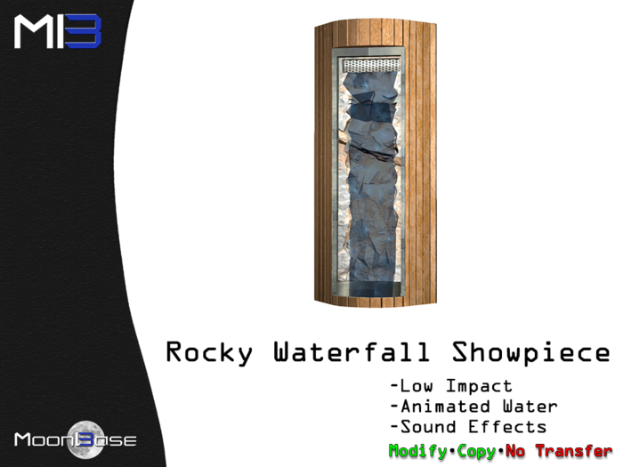 [MB3] Rocky Waterfall Showpiece (Boxed)