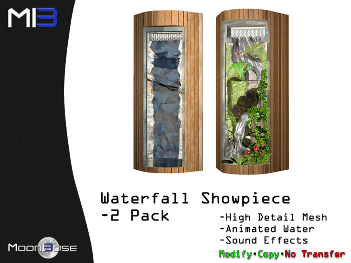 [MB3] Waterfall Showpiece - 2 Pack (Boxed)