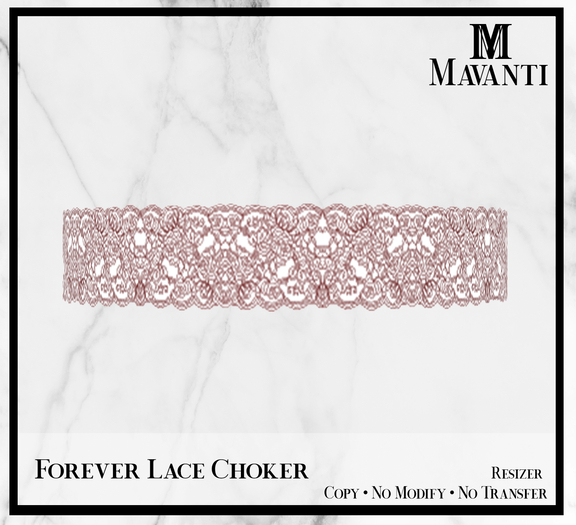MAVANTI - Forever Lace Choker [Red]