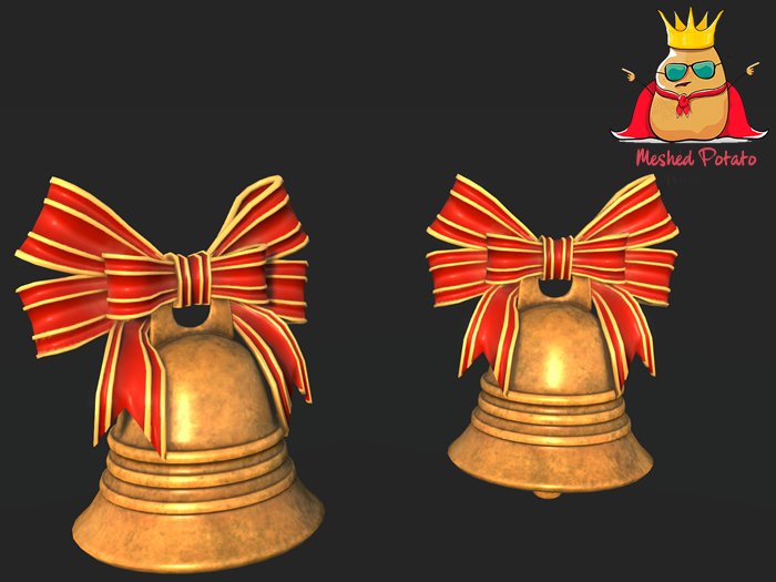 Meshed Potato - Christmas Bell - Full Perm Mesh