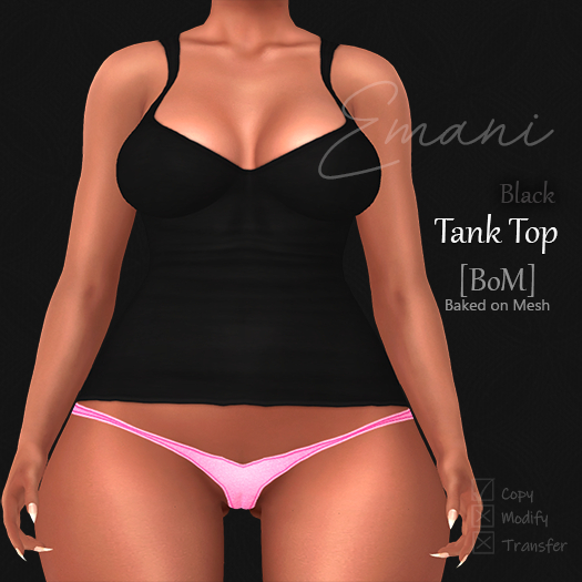 Emani - Tank Top (Black)