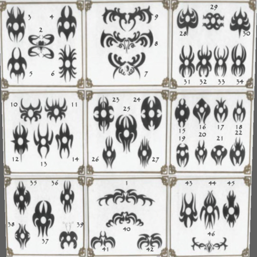 Tribal Tattoo set