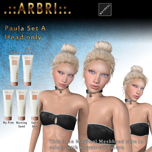 .::Arbri::. Paula Skin Set A Head DEMO (MayReal)