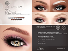 [GA.EG] Brows - B-BR15 Ava - BOM Layers
