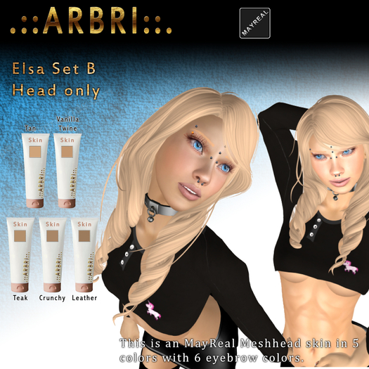 .::Arbri::. Elsa Skin Set B Head (MayReal)