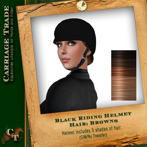 @CT@ Riding Helmet Black/Brown