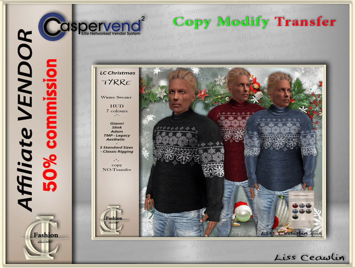 LC Affiliate Vendor [Christmas] - Tyrre Sweater [9 vendors]