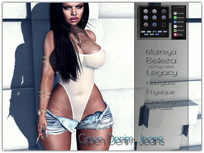 [TOXIC BISH] Open Denim Jeans @ HUD