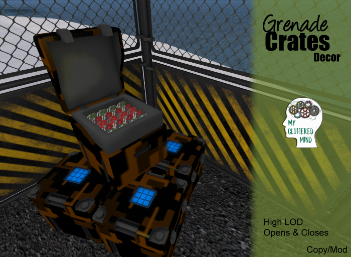 M.C.M. Grenade Crates (Boxed)