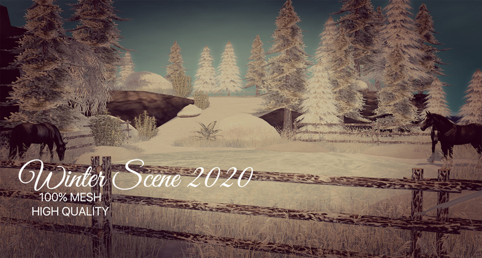 Second Life Marketplace - [SIMPLE] Winter Scene Landscape 2020