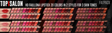 TOP1SALON - HD FAULLONA LIPSTICK (Genus) FATPACK