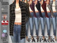 "GCD" Randi Flannel Shirts FAT PACK