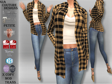 "GCD" Randi Flannel Shirts Nude