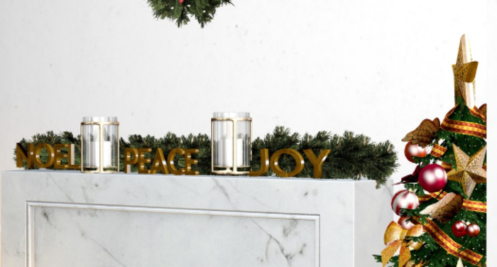 Peace Joy Noel decorative sign