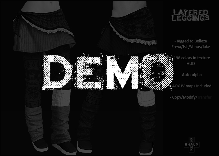 krankhaus - Layered Leggings - Belleza DEMO