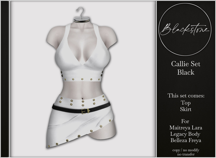 Blackstone - Callie Set - White - BOX
