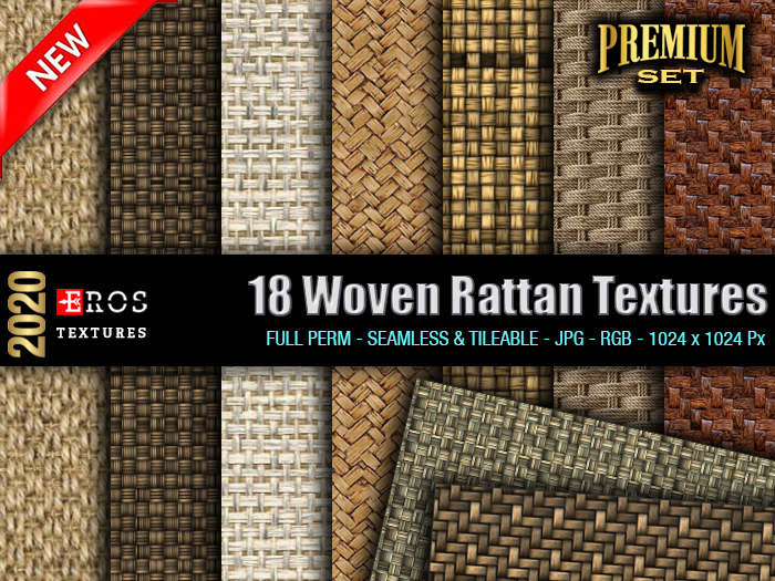 Woven Rattan Textures
