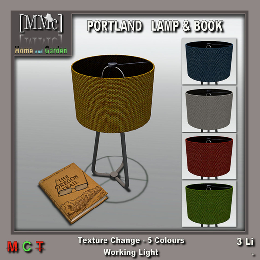 [MMc] Portland Lamp & Book *