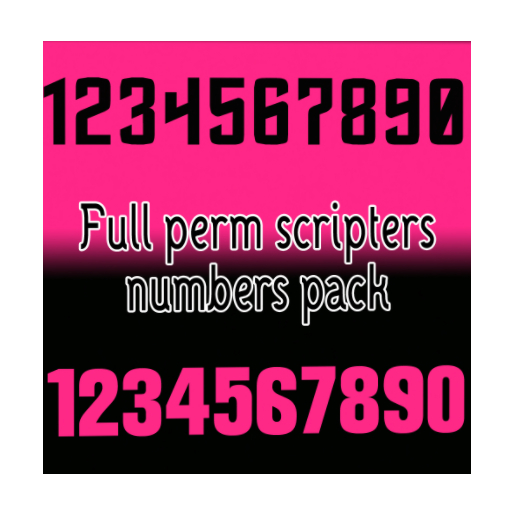 Scripters Numbers Pack