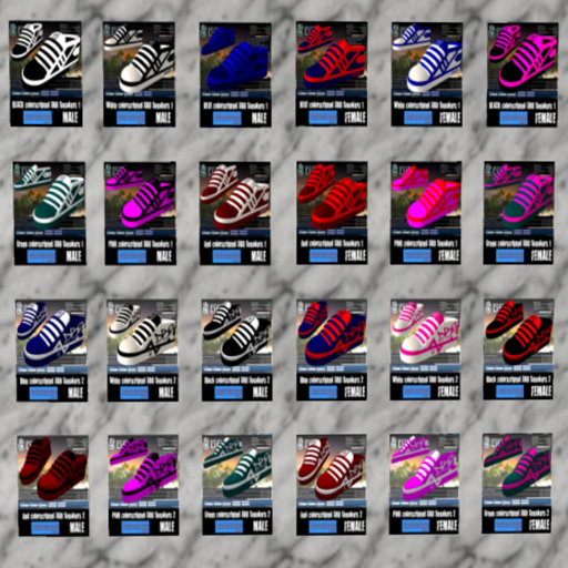 scripted Sneakers Male/Female