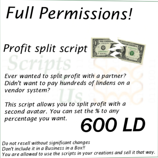 Profit Split Script (FULL PERMS)