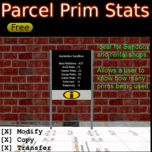 Parcel Prim Stats BBO
