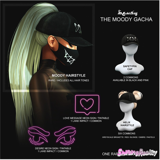 Beusy: Helix Hairstyle/  BLONDES - COMMON