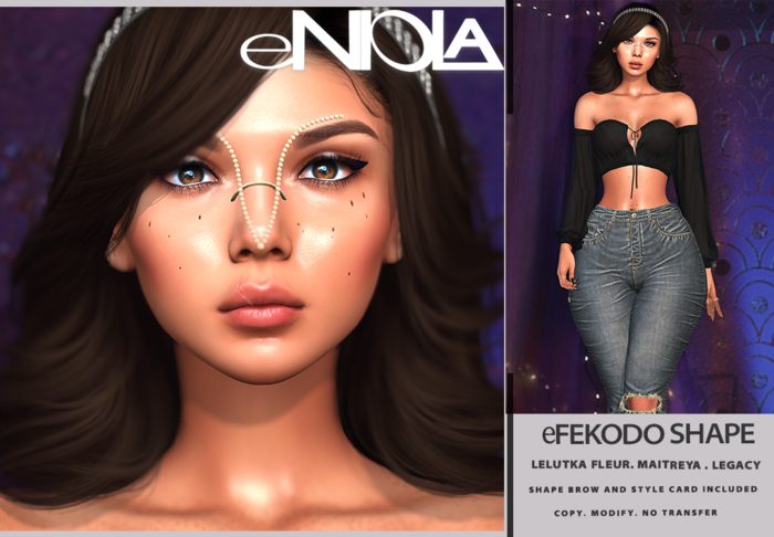 eNIOLA - eFEKODO Shape - Lelutka Fleur 2.5