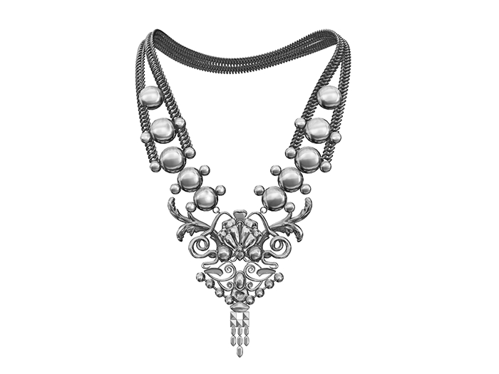 MINIMAL - Brooks Necklace Silver