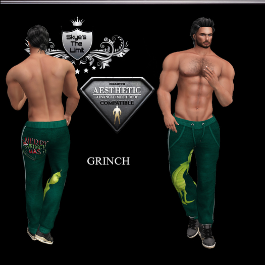 :STLF: AESTHETIC GRINCH JOGGING PANTS
