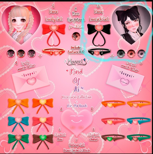 . Hanzel . Kind Of Ai / 3. Lovesick Set - Voucher RARE