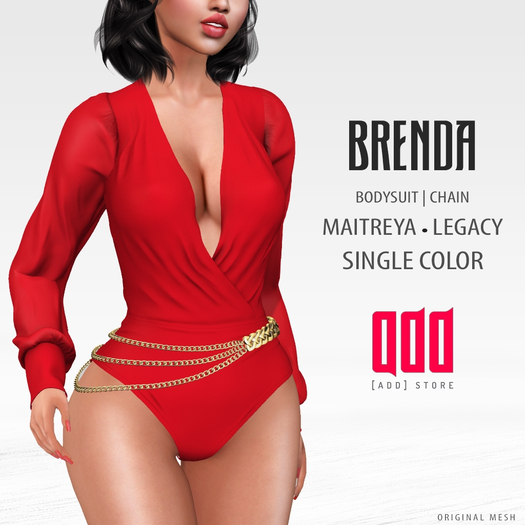 20883 [ADD] Brenda Bodysuit - RedC