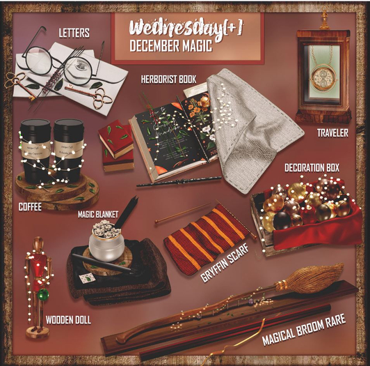 Wednesday[+] ~ December Magic ~ Gryffin Scarf - COMMON