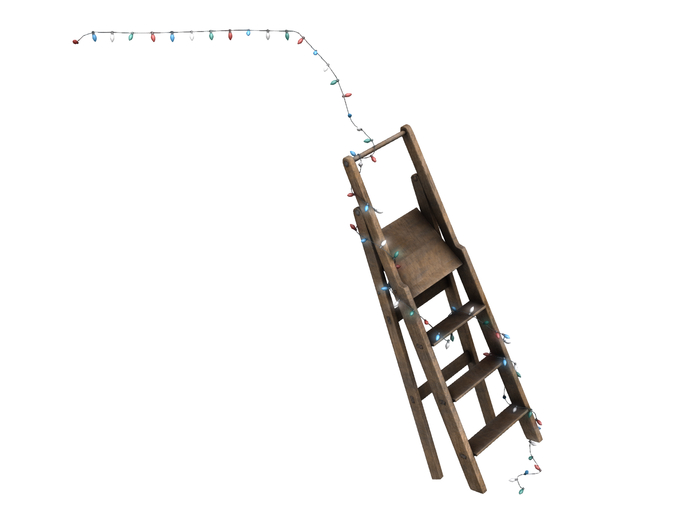 Second Spaces - Holiday Prep - lights going badly - bright RARE