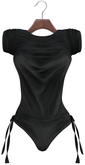 adorsy - Melanie Bodysuit Black - Maitreya/Legacy/Lara Petite