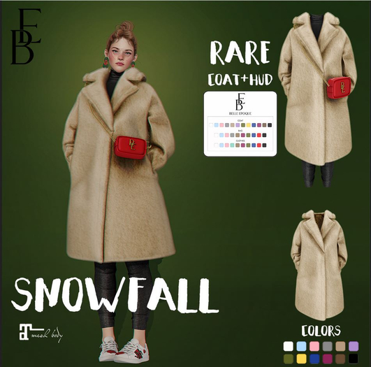 Belle Epoque - Snowfall - Coat Navy